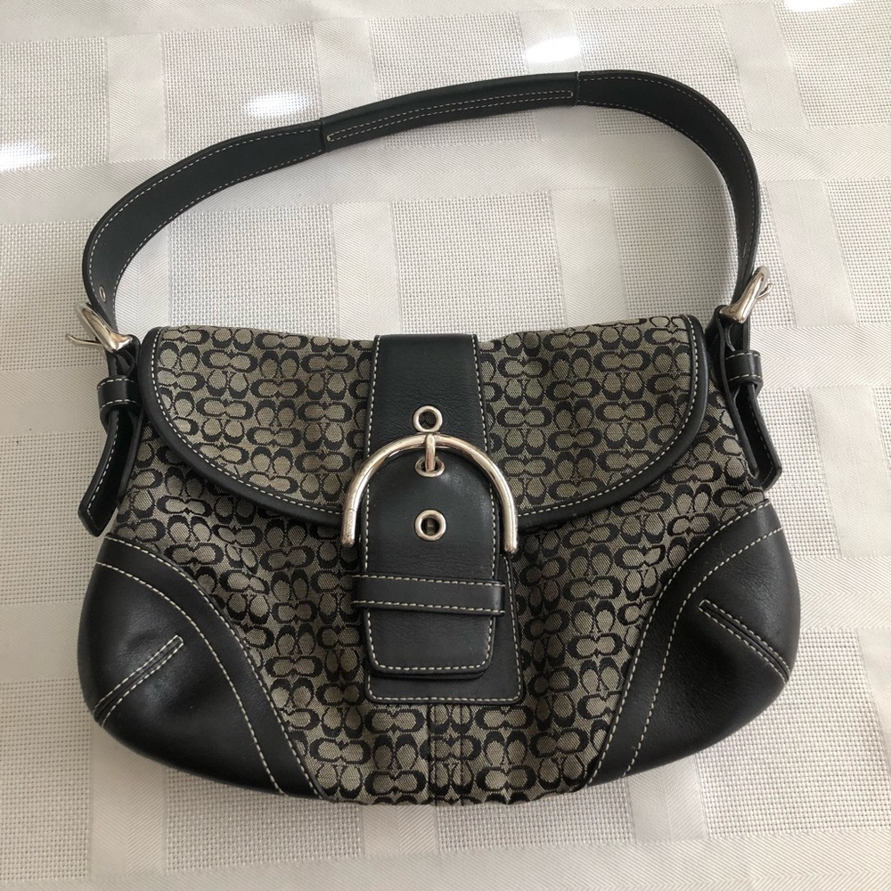 Coach signature handbag